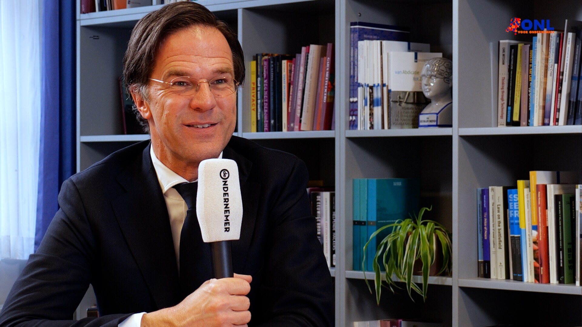 Premier Mark Rutte, in een eerdere podcast van De Ondernemer.