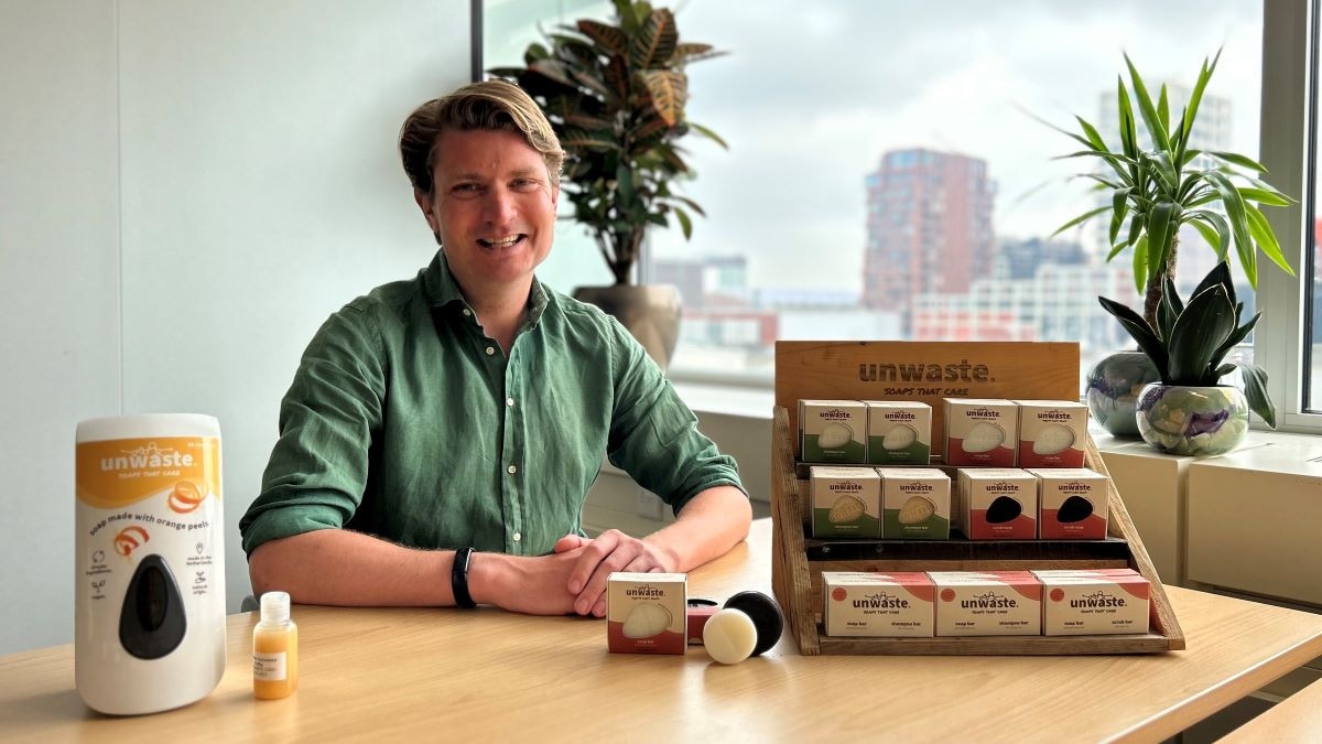 Ceo Bart Aupers is mede-oprichter van Unwaste. Foto: Unwaste