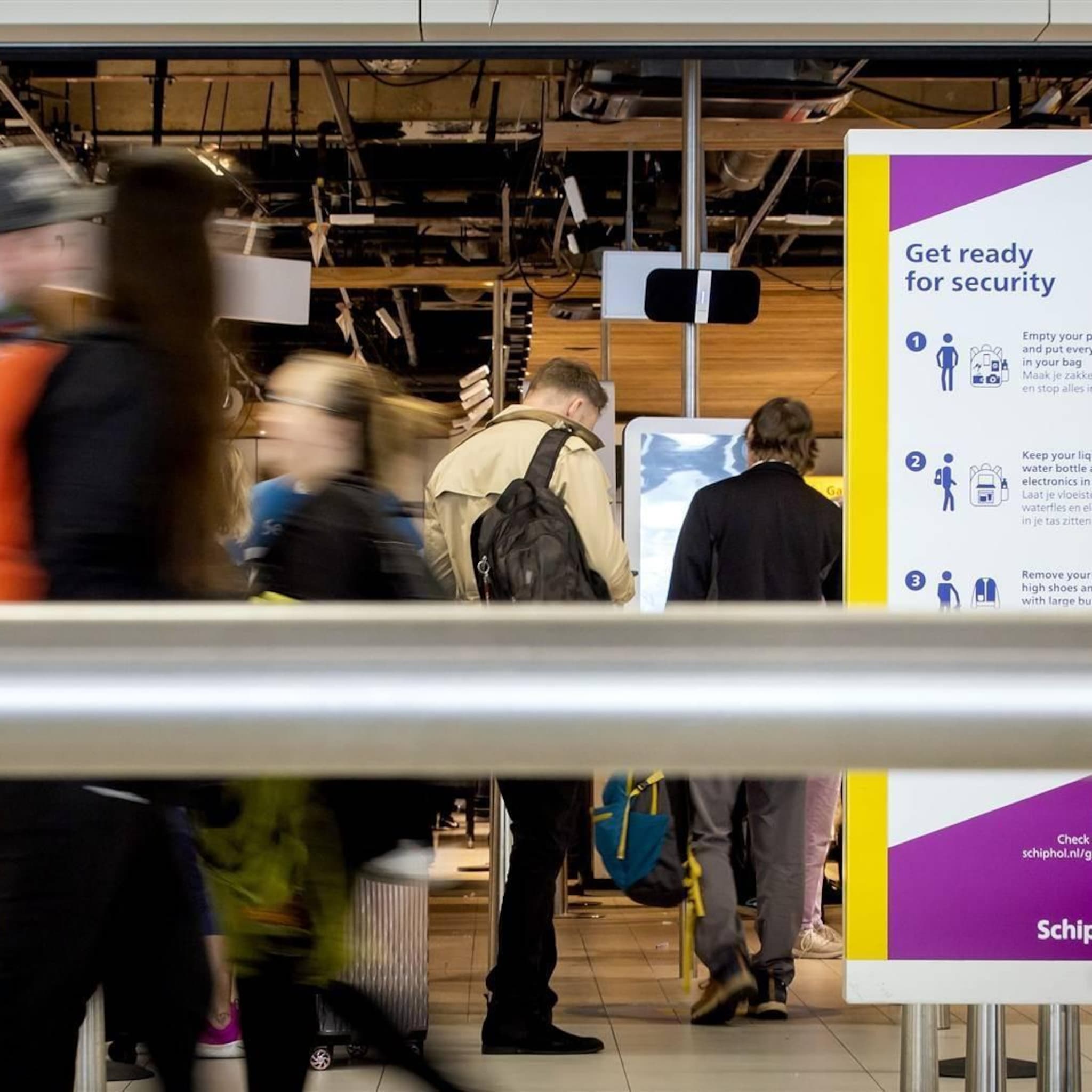 schiphol tijdslots bij security nu voor alle bestemmingen