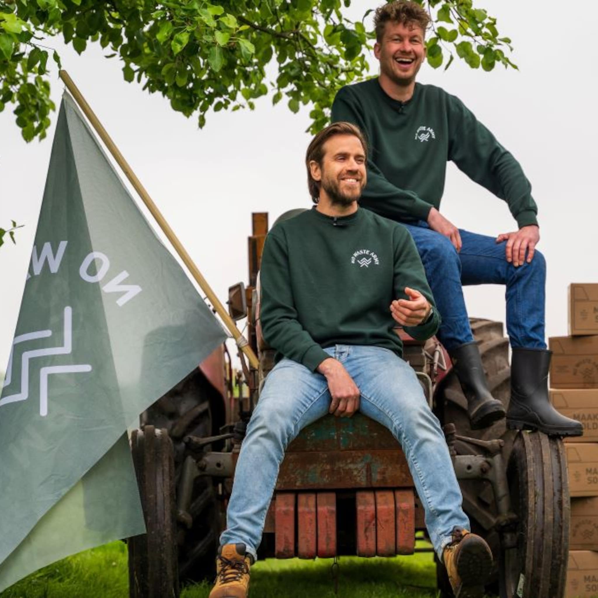 ondernemers thibaud en stijn strijden met no waste army tegen voedselverspilling