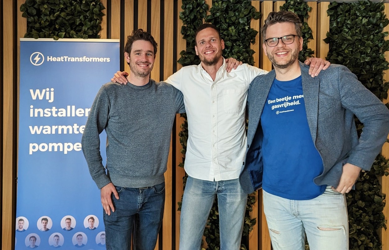 V.l.n.r. Gijs van Vrede, Remco de Jong en Stijn Otten, de HeatTransformers.