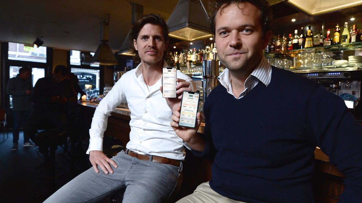 TAPP-oprichters Frans van Hoogstraten (cfo) en Sjoerd Rothweiler (cco). Foto: TAPP