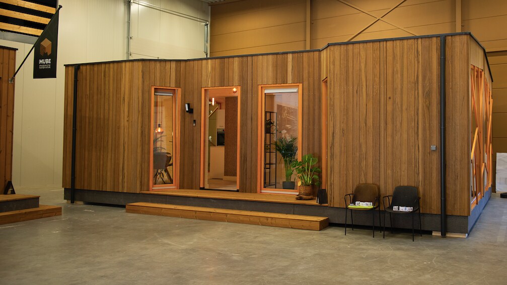 Het exterieur van MUBE Spaces. Foto: MUBE Spaces