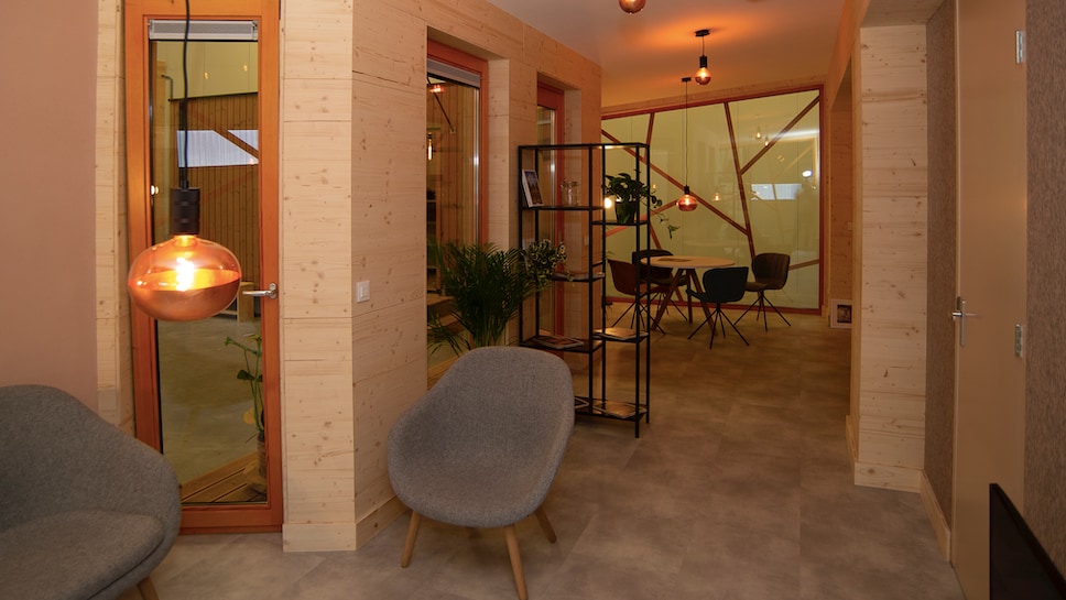 Het interieur van MUBE Spaces. Foto: MUBE Spaces