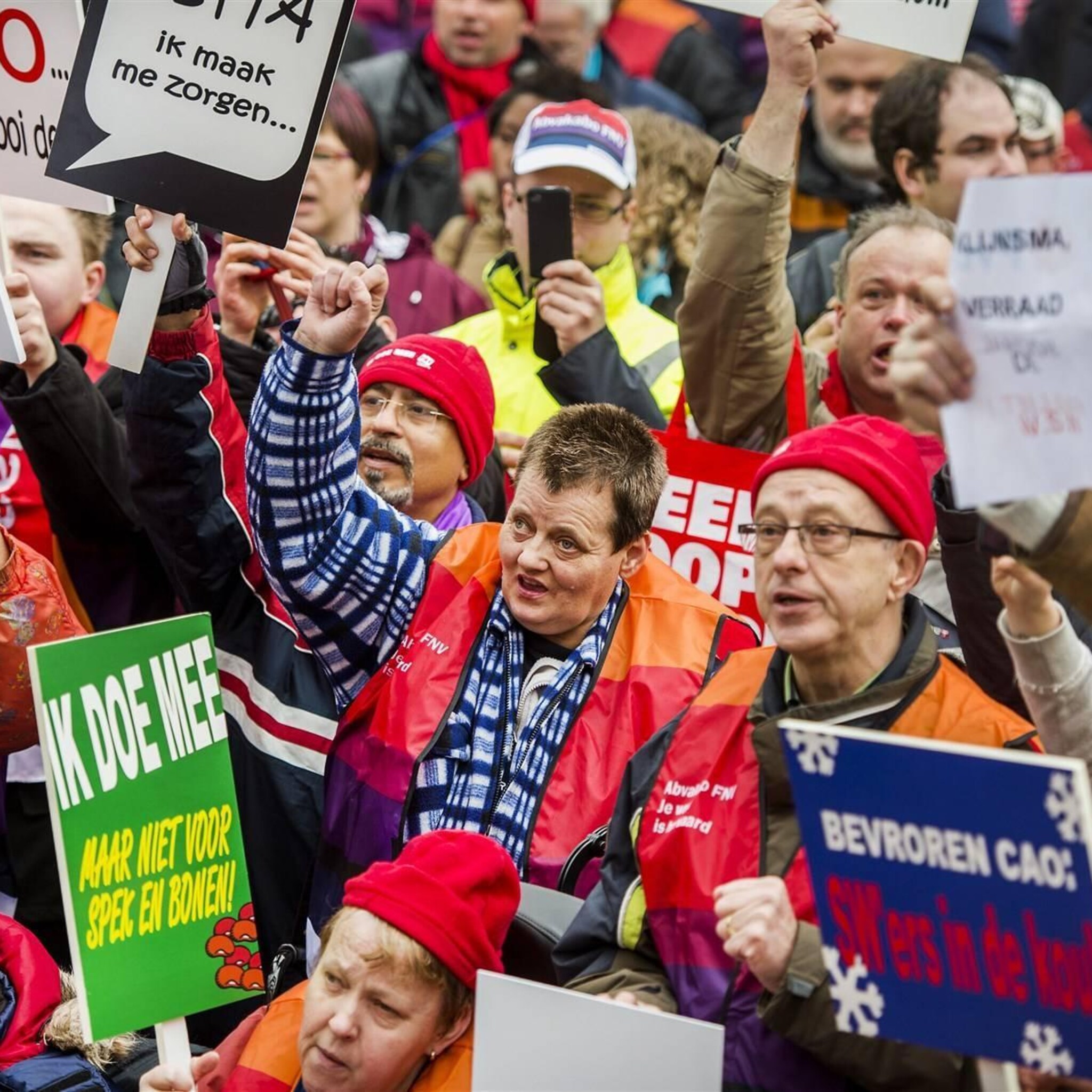 werknemers sociaalwerkbedrijven plannen massale staking