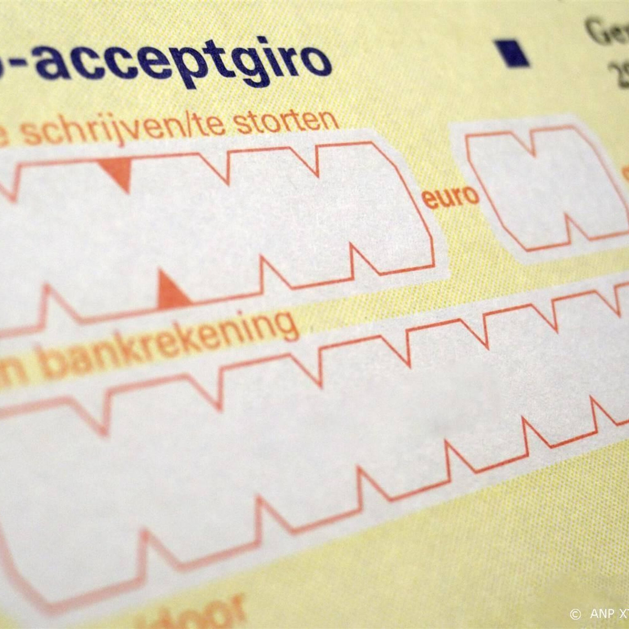 acceptgiro na 46 jaar dienst niet meer in gebruik