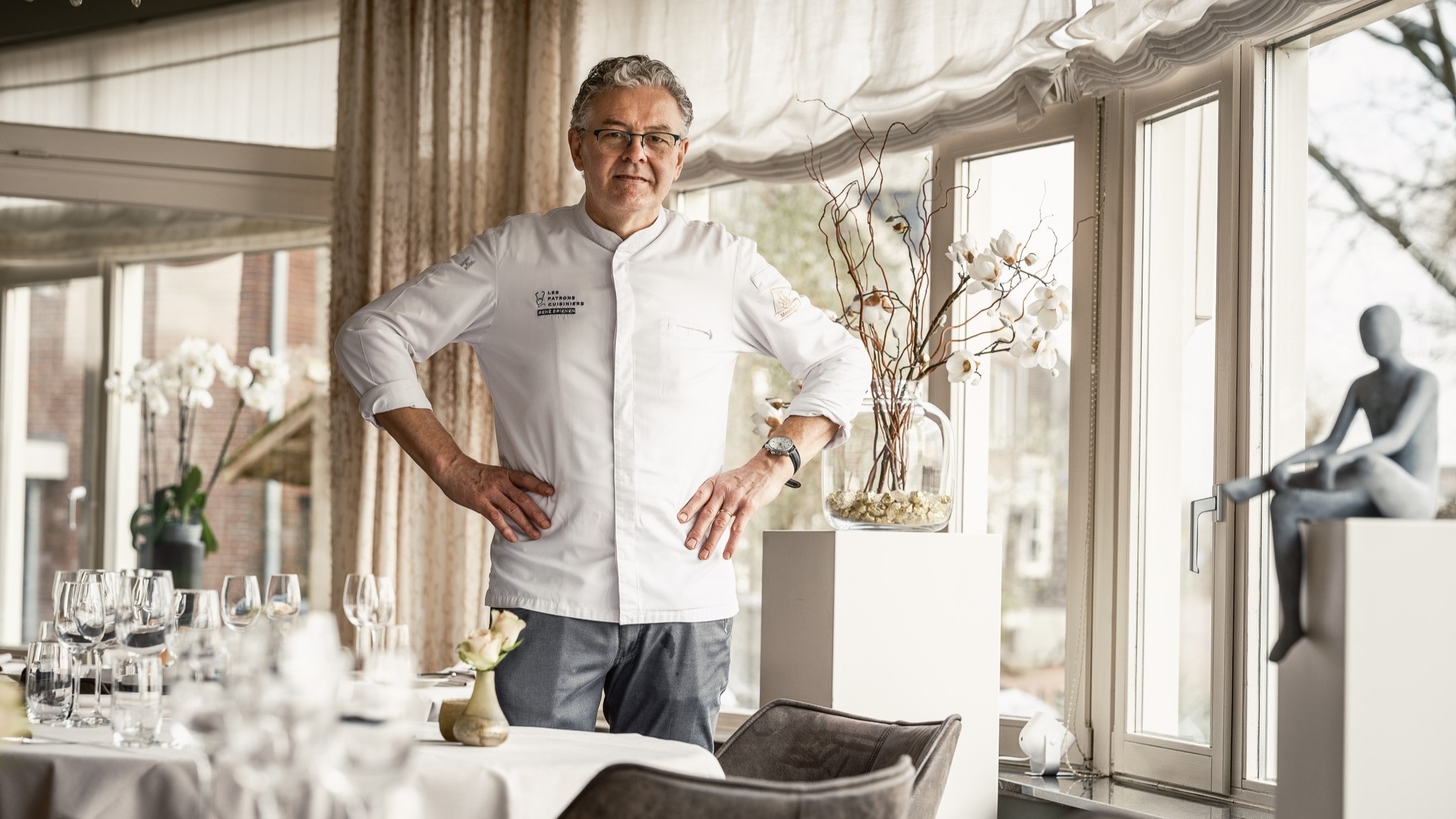 René Brienen: ,,Voor mijn koksgevoel zou het een ramp zijn om die ster kwijt te raken" Foto's: Pieter D'Hoop.