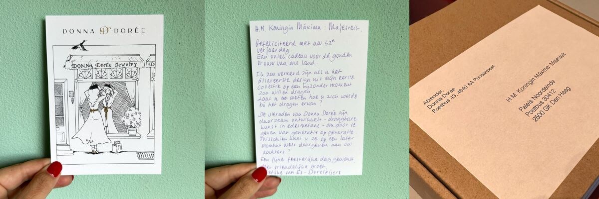 Het statement piece van de ondernemer gaat op de post.