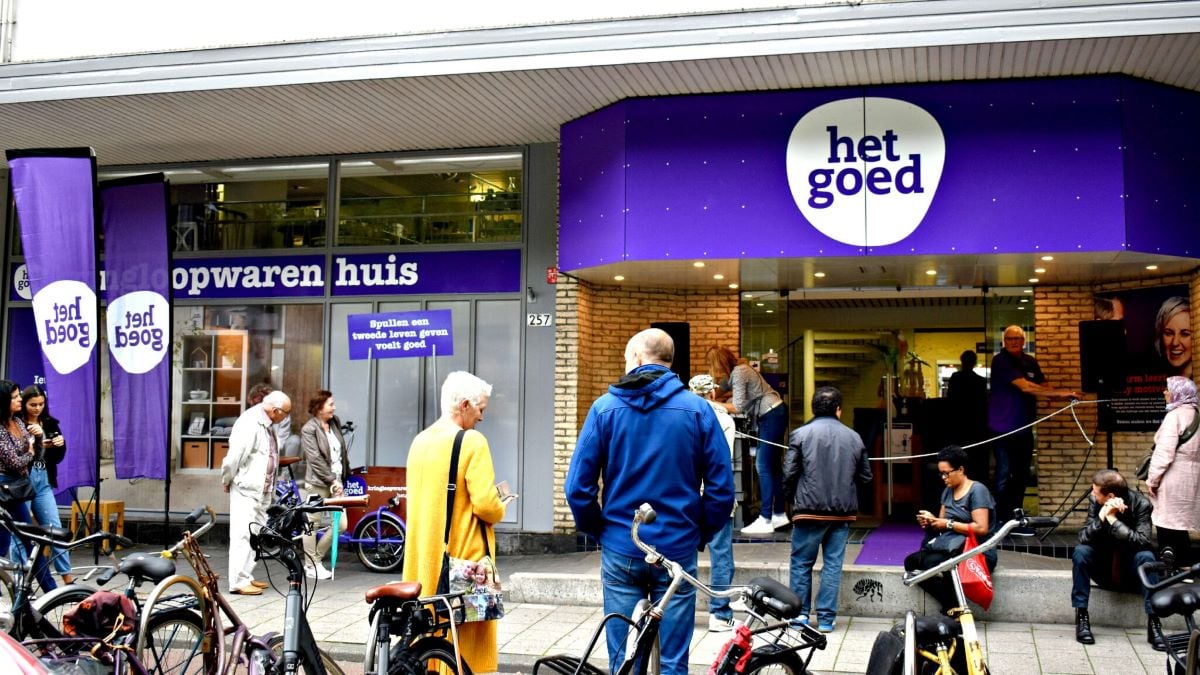 Een filiaal van Het Goed in Rotterdam. Foto: AD