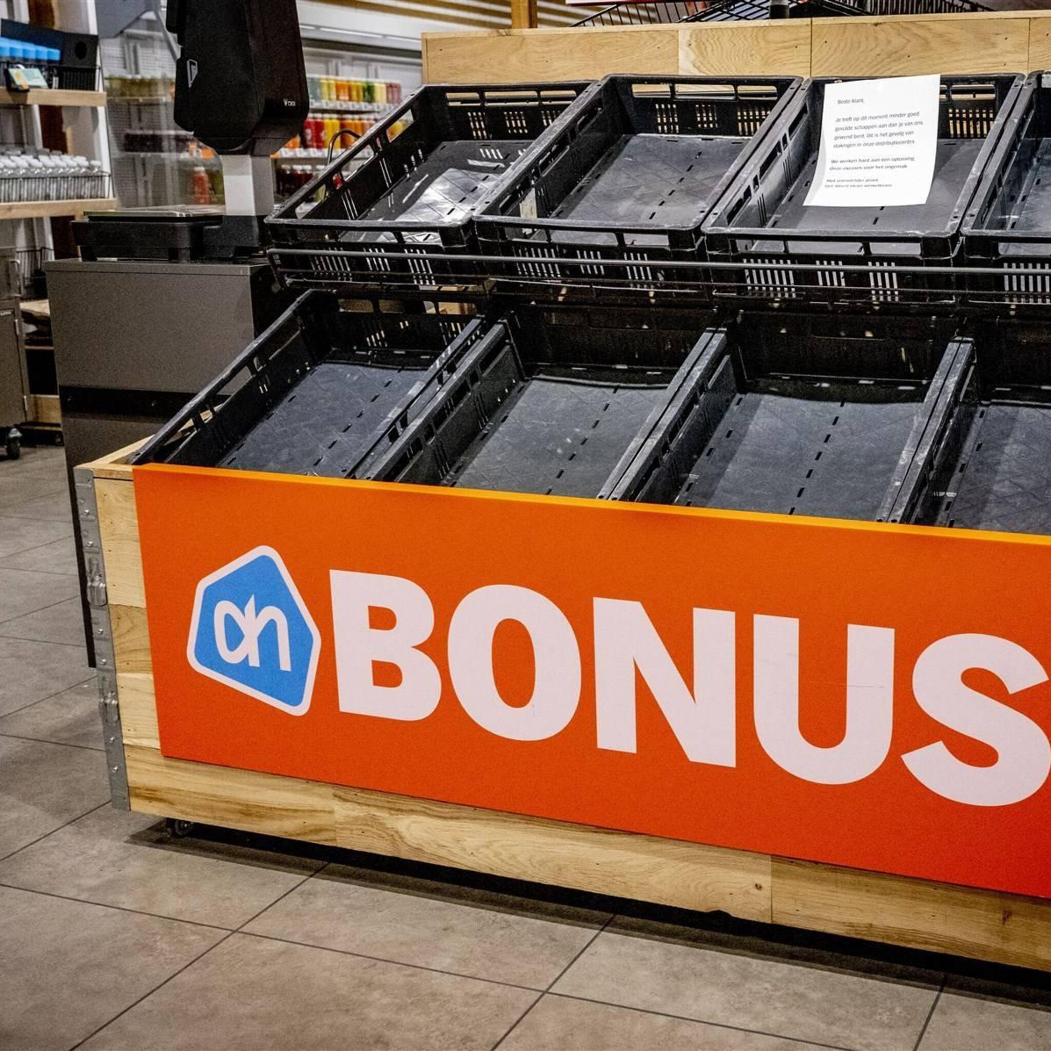 albert heijn heeft komende dagen nog nodig om schappen te vullen