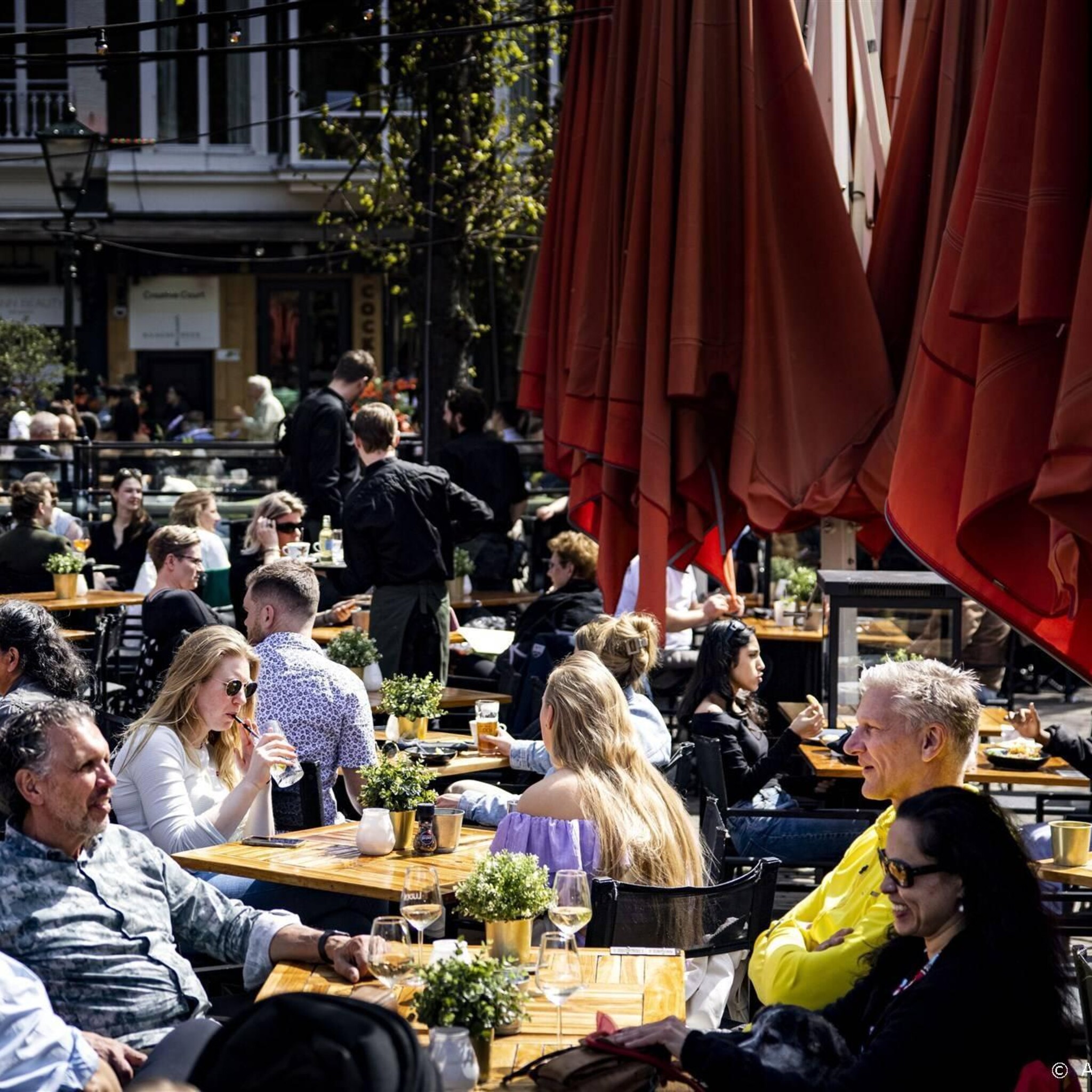 nederlander laat bier koud staan door slecht weer