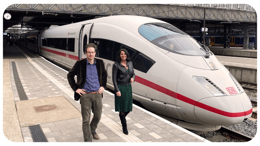 Raphael Hunsucker en Manuela Talana van Choo-Choo. Foto: Choo-Choo.
