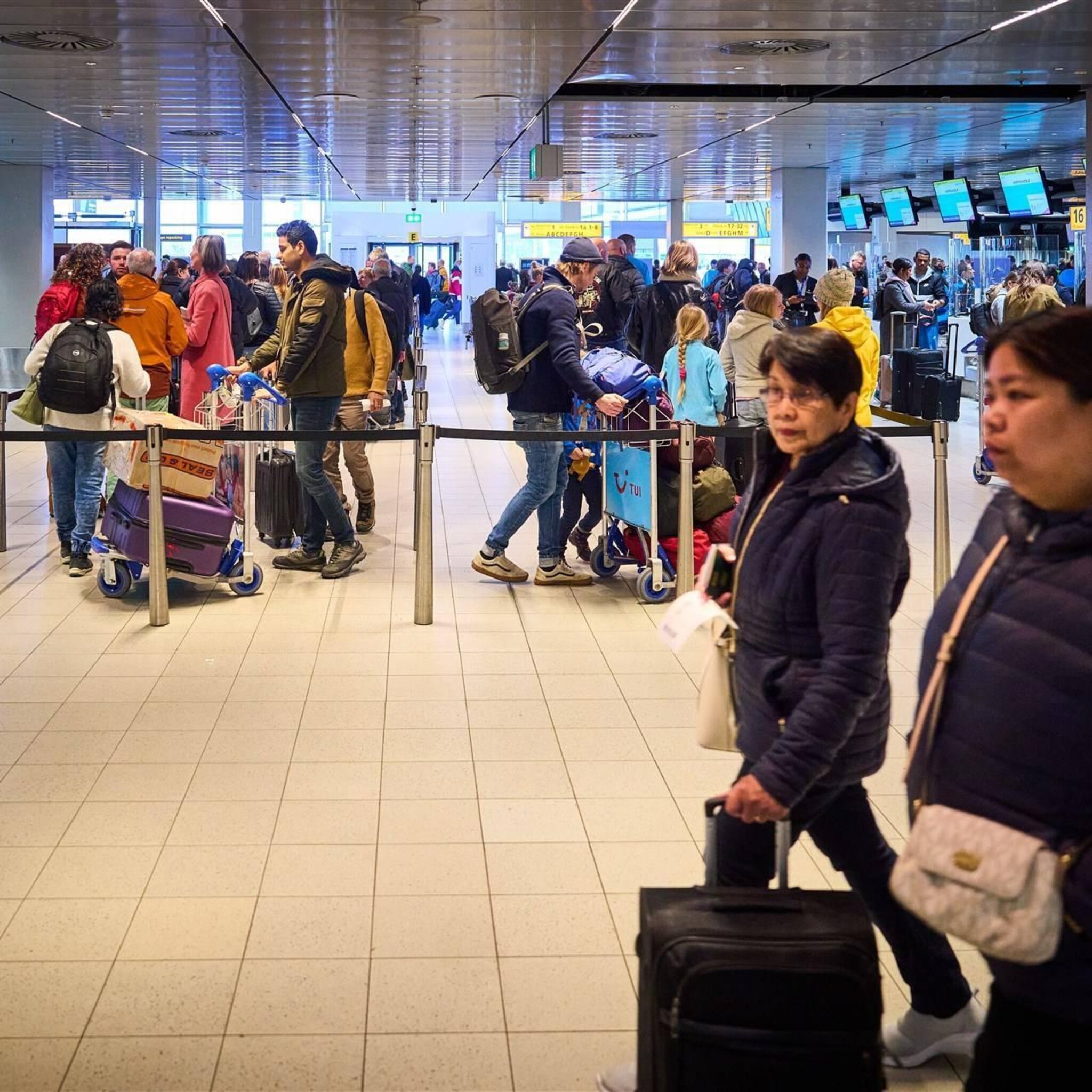 piekdag op schiphol verloopt soepel