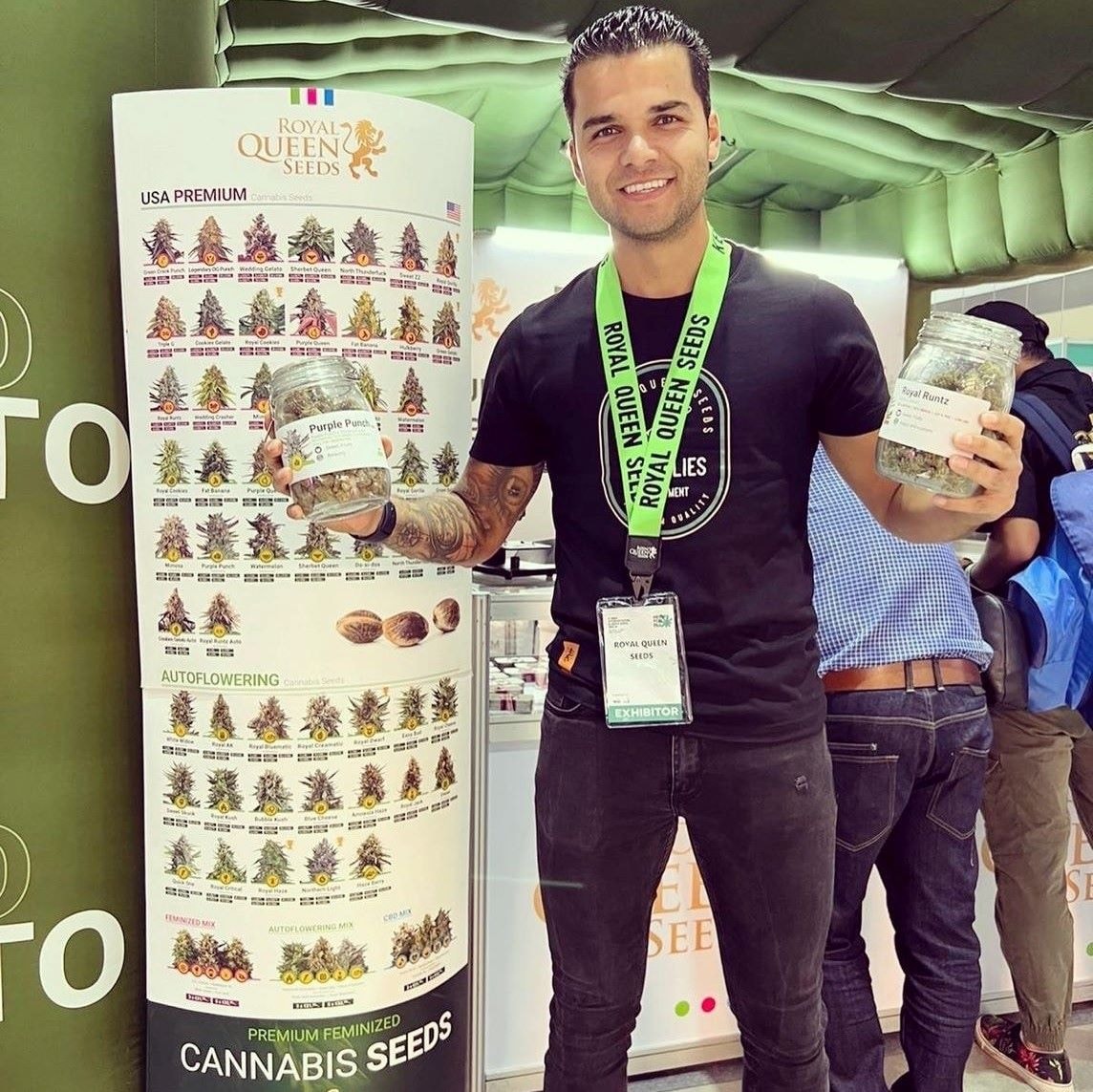 Shai Ramsahai, ceo van Royal Queen Seeds. Foto: privécollectie