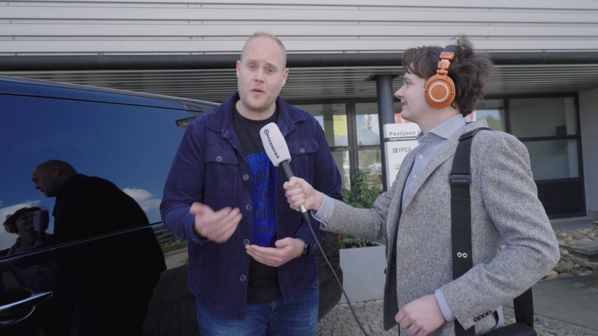 De Ondernemer Live-hosts Roland Tameling (links) en Remy Gieling.