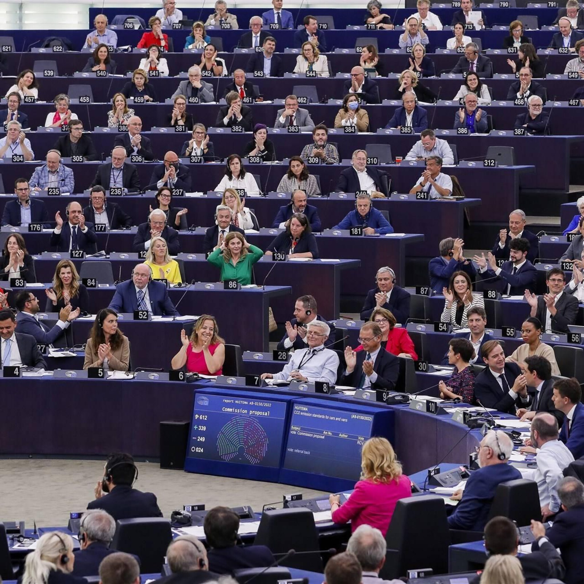 eu parlement stemt over definitieve wet terugdringen co2 emissies