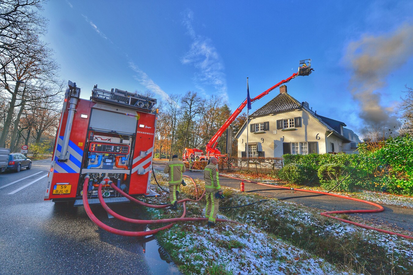 De brand van eind november 2021 legde de keuken van De Treeswijkhoeve in de as. Foto: Bert Jansen.