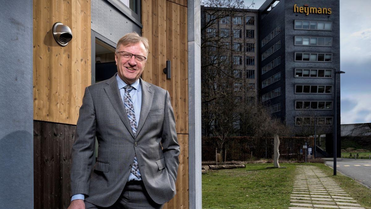 Ton Hillen, de topman van bouwbedrijf Heijmans. Foto: Marc Bolsius