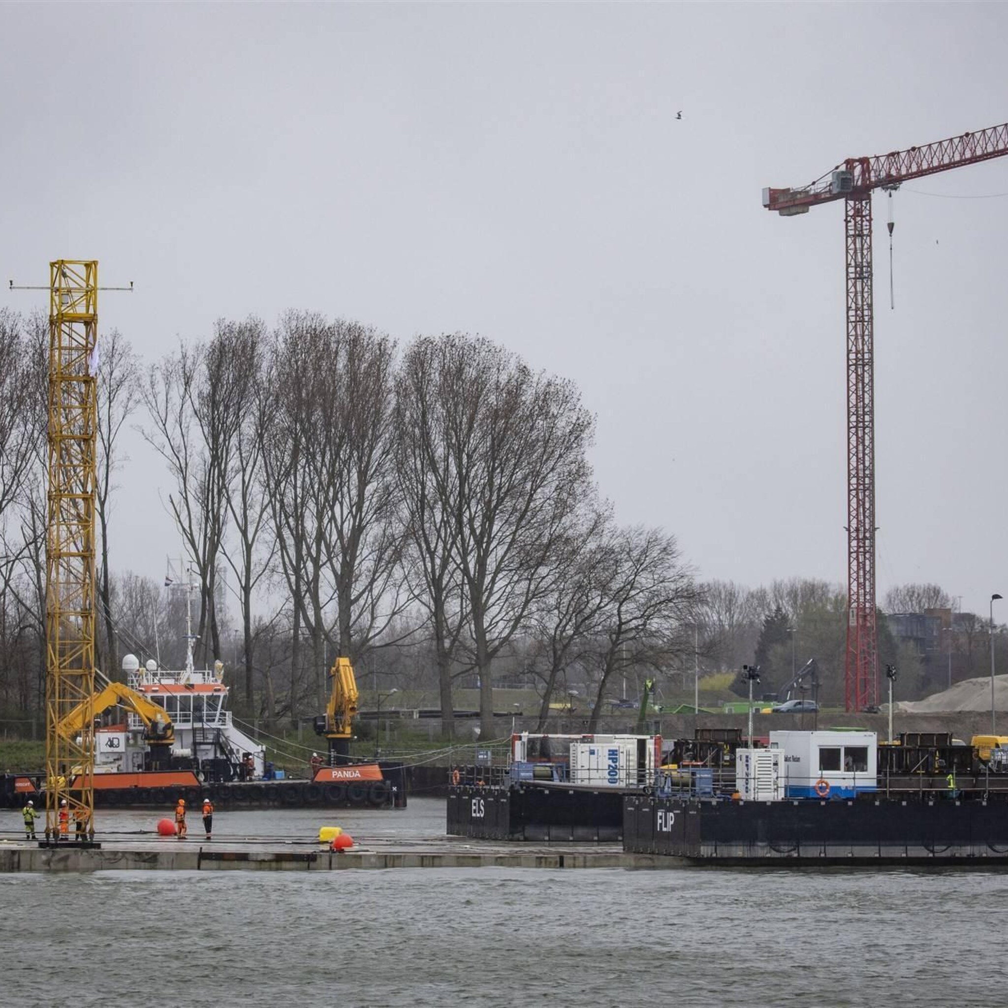 nieuwe waterweg langer gestremd door kortsluiting bij tunnelwerk