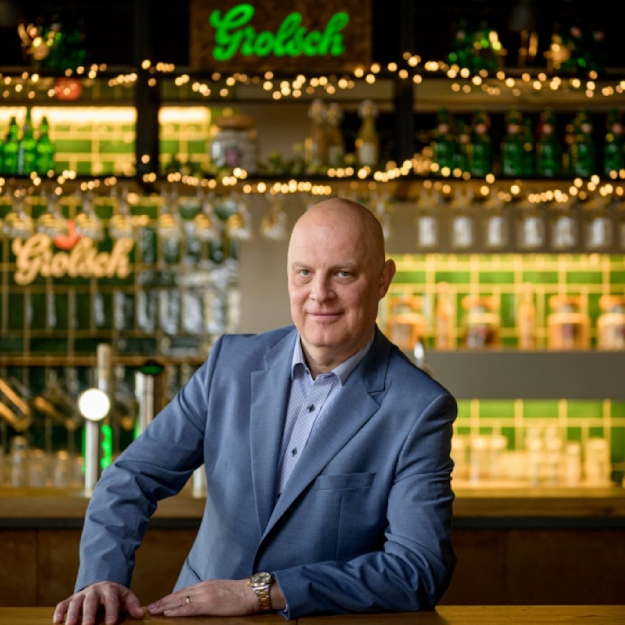 grolsch topman bij afscheid kornuit naast grolsch that didn t make sense