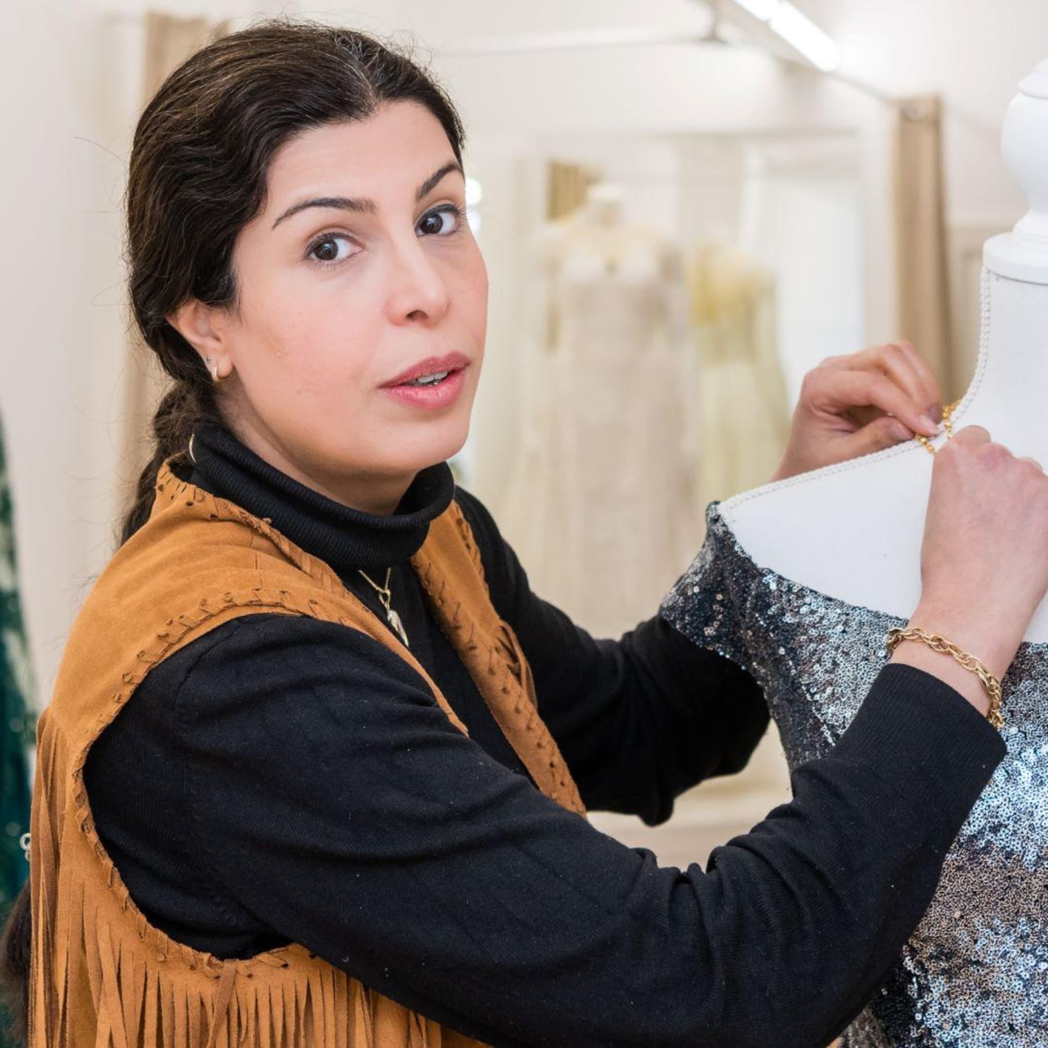 parveneh had bruidszaak in teheran en is nu succesvol ondernemer in zeist