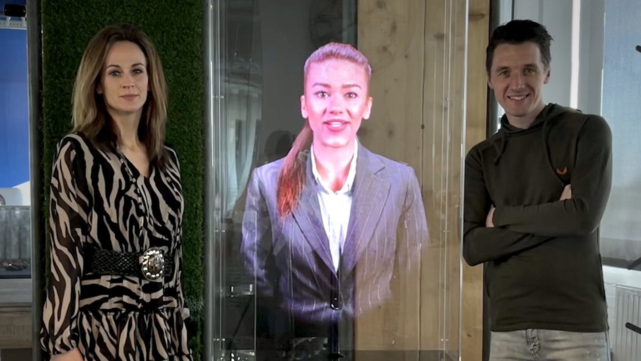 Amy en Simon Hanemaaijer, de oprichters van Media Hologram.