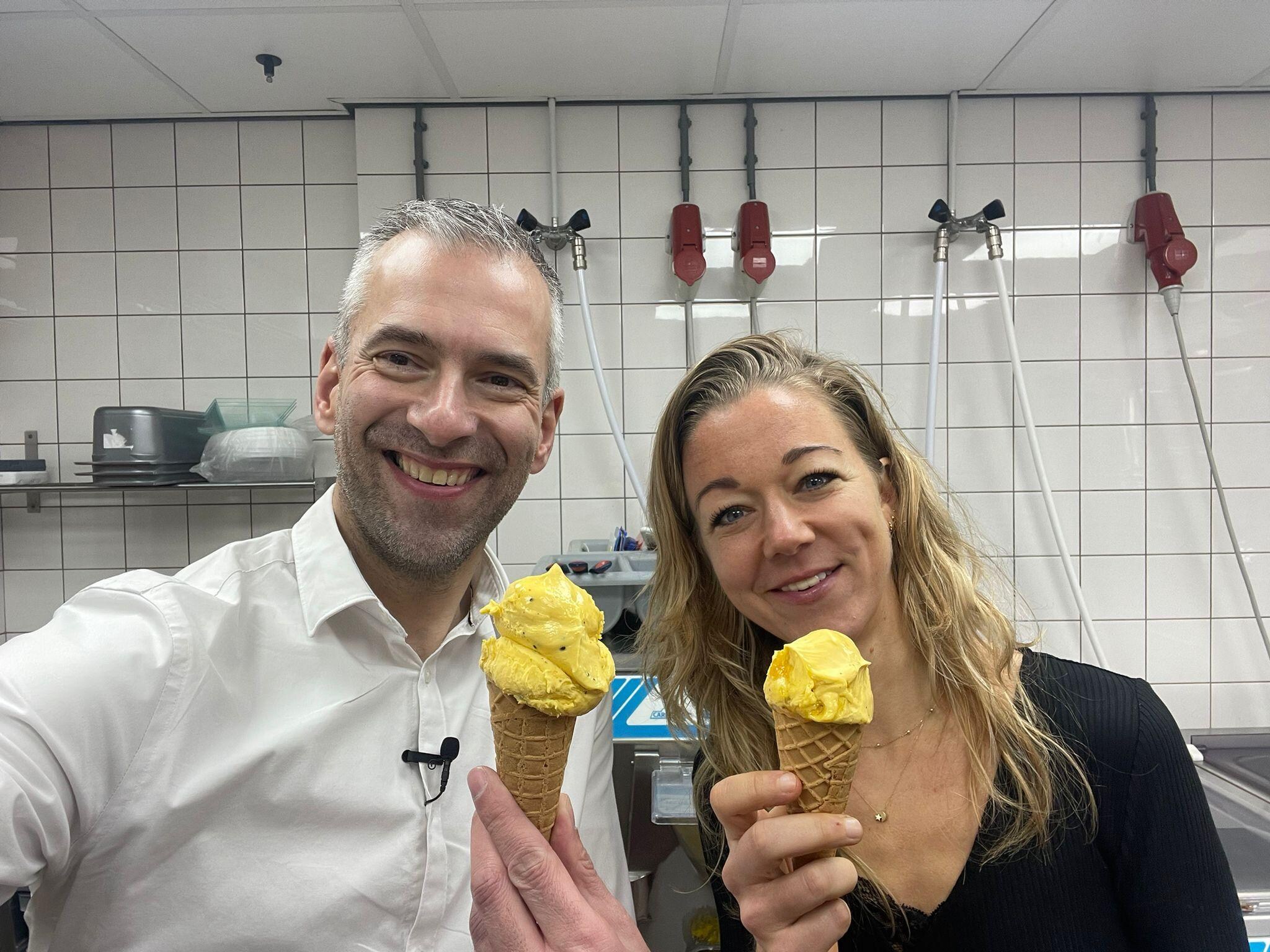 Golden Dreams ijsje steunt het Prinses Máxima Centrum. Foto: DreamRides