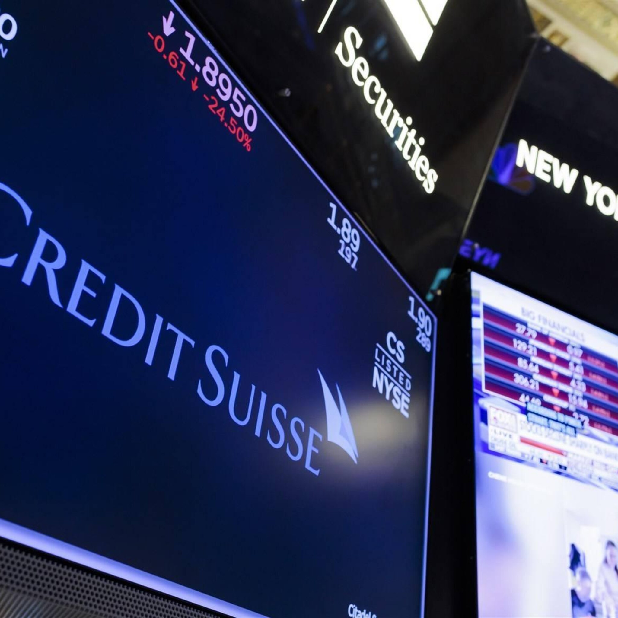 gemengd slot op wall street na geruststelling over credit suisse