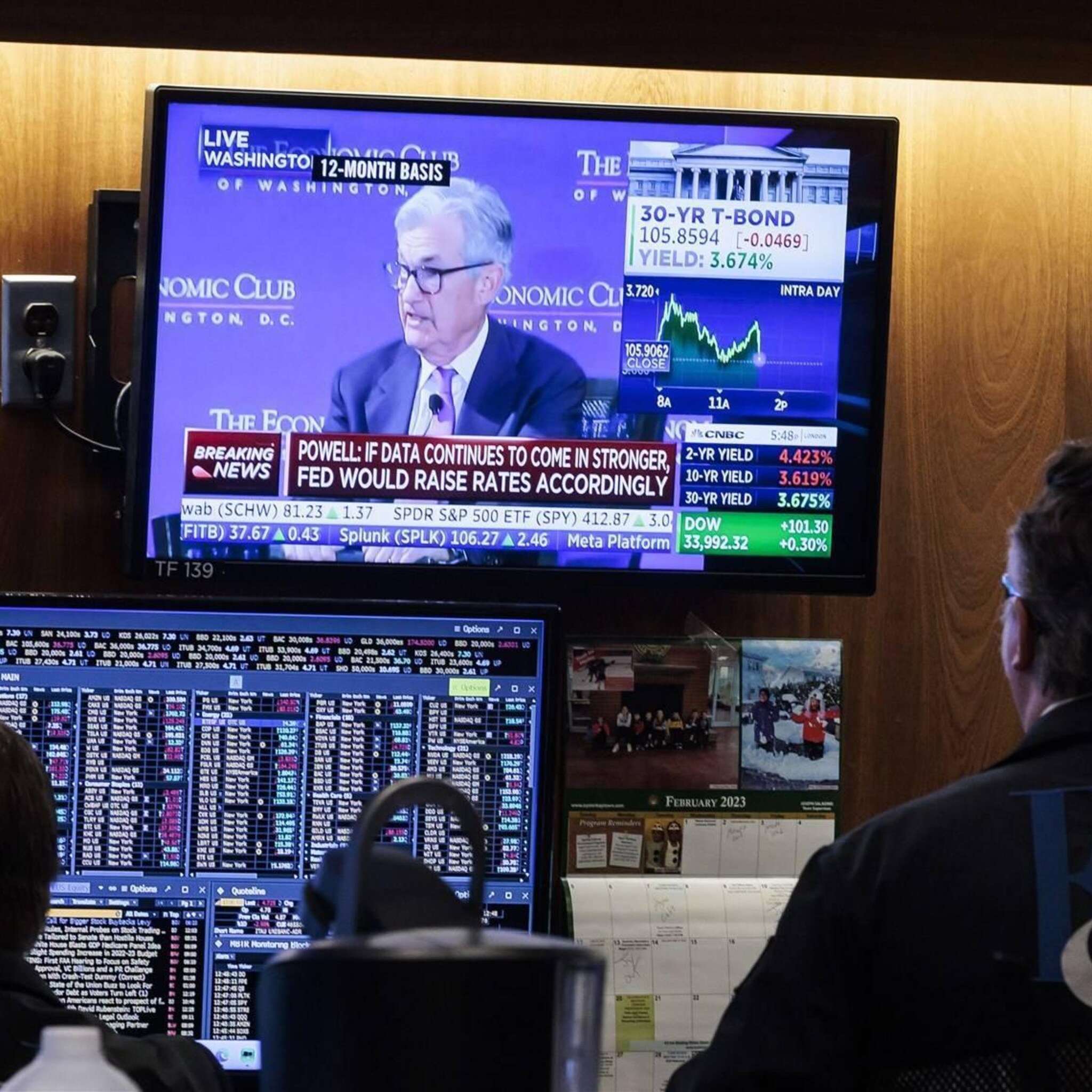 beurshandel in teken verklaring fed baas jerome powell