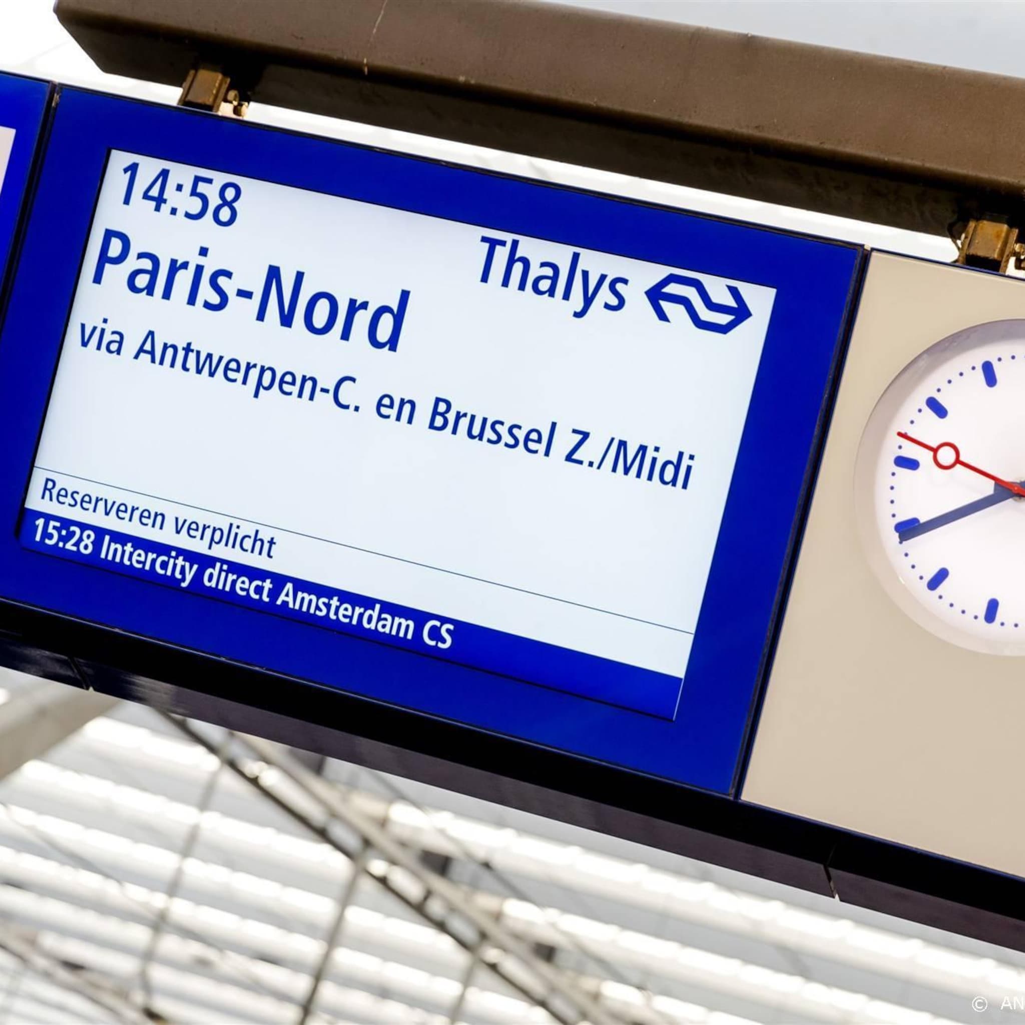 internationale treinen vallen volgende week uit om franse staking