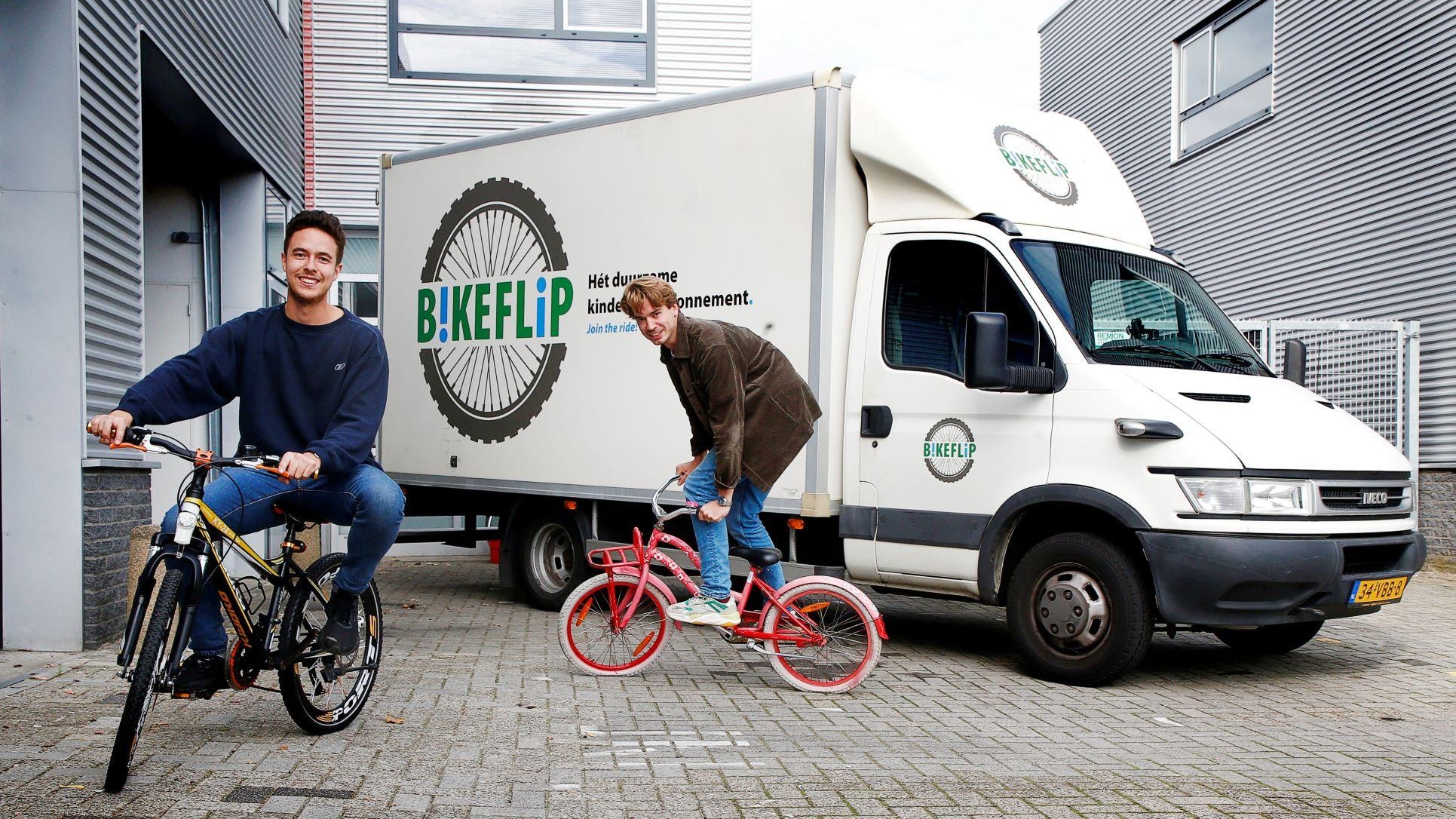 BikeFlip-eigenaars Casparis Beyer (links) en Paul Remie. Foto: Ruud Voest