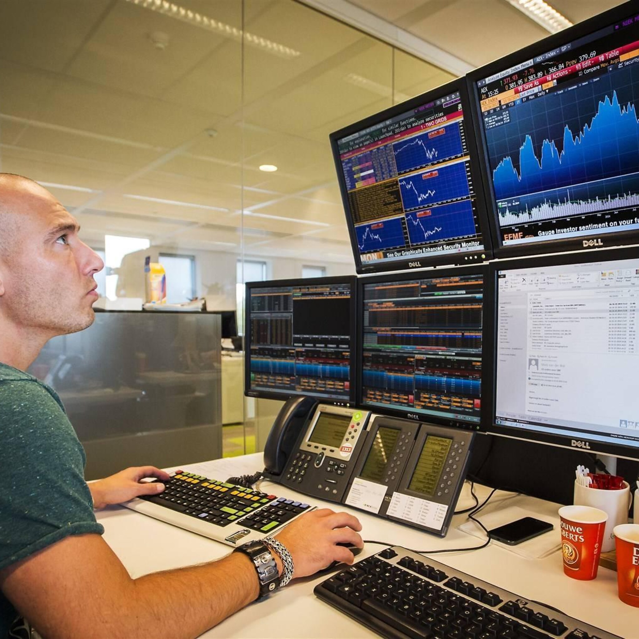beleggers komende beursweek druk met inflatie en kwartaalcijfers