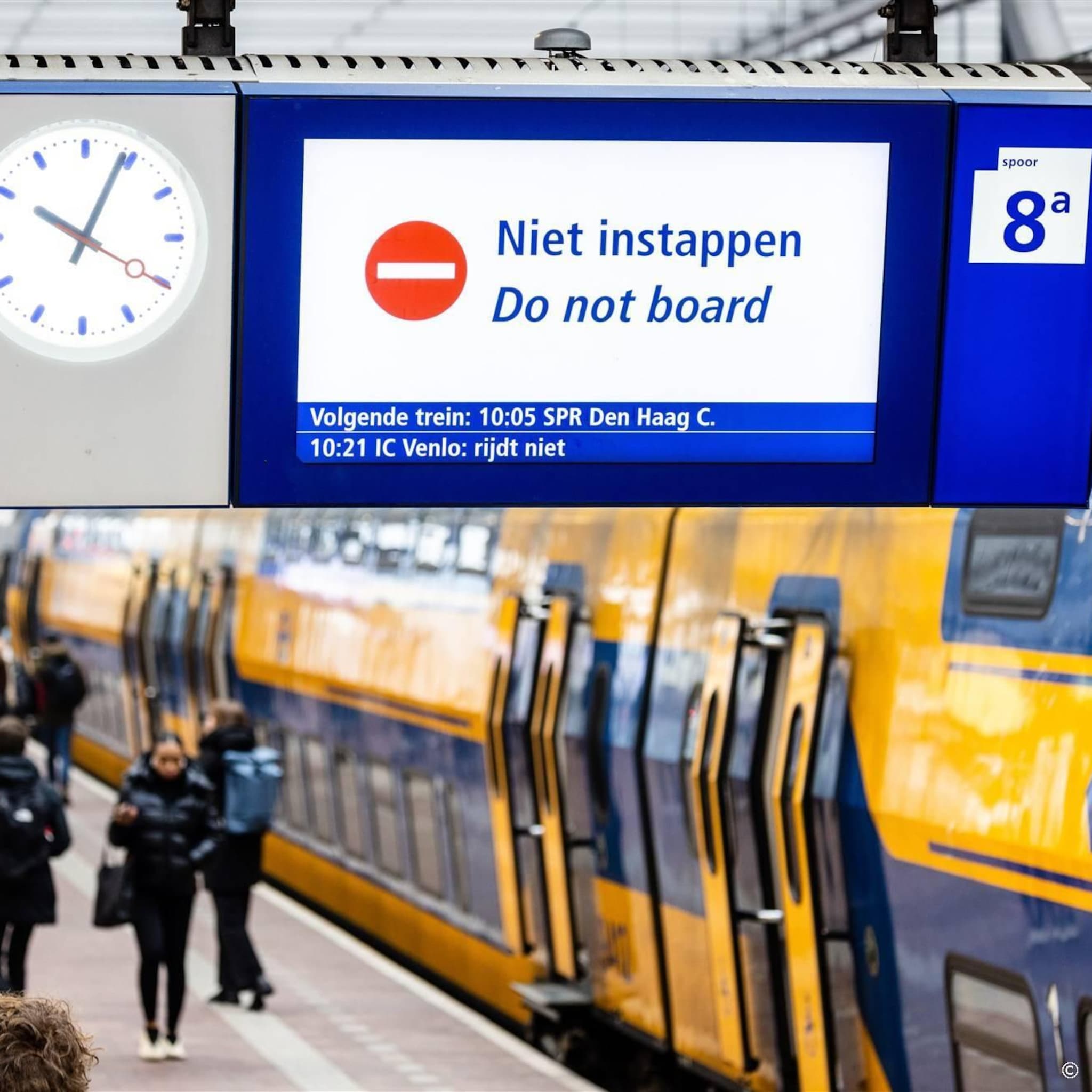 kleiner verlies voor ns maar minder treinen op tijd