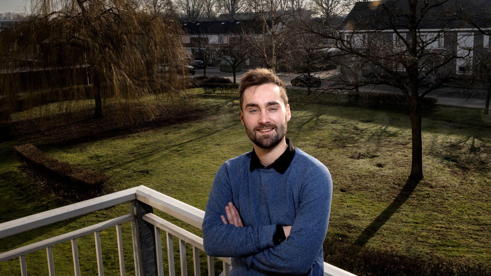 Kerwijn Harmsen was drugsverslaafd, maar is nu vier jaar clean. Foto: René Manders/DCI Media