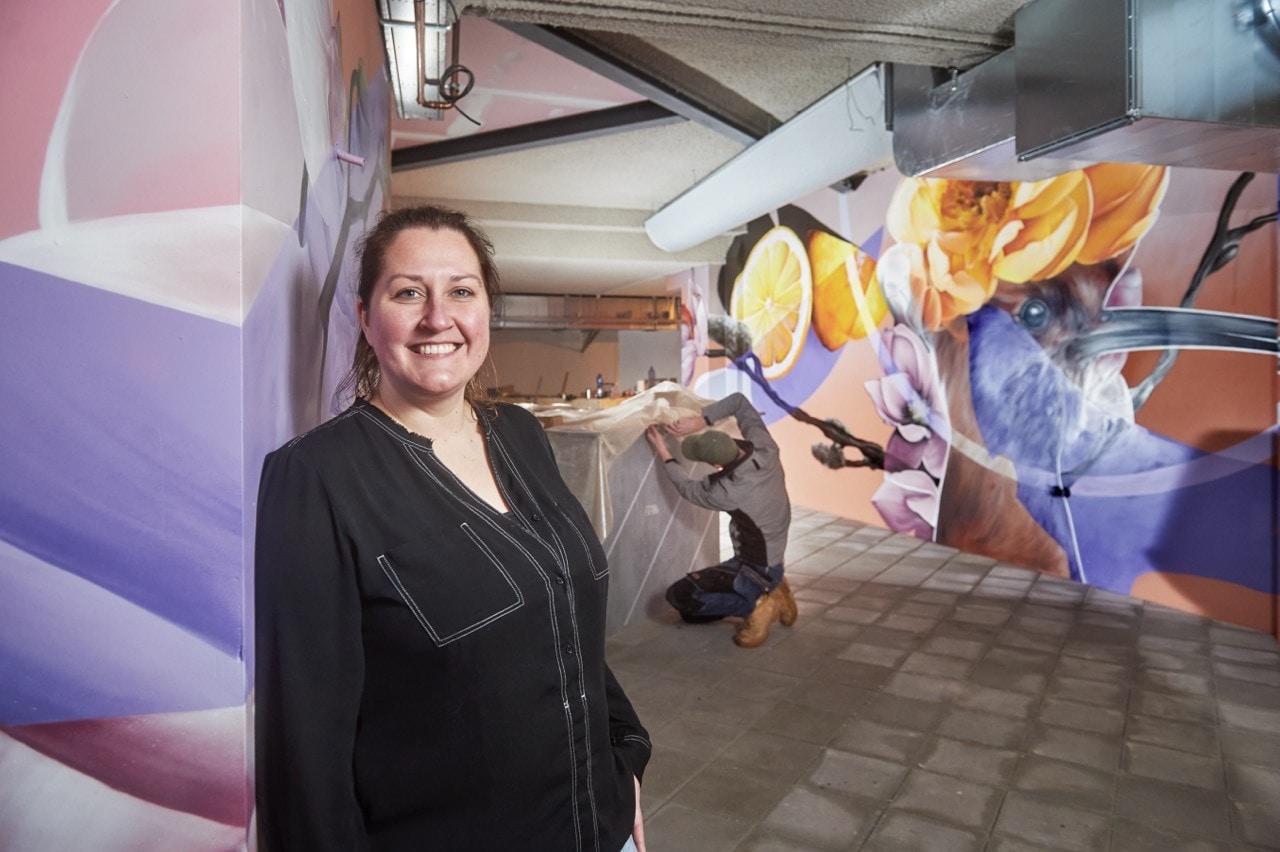 De Brabantse Stephanie, eigenaresse van twee populaire restaurants in de binnenstad. Foto: Van Assendelft