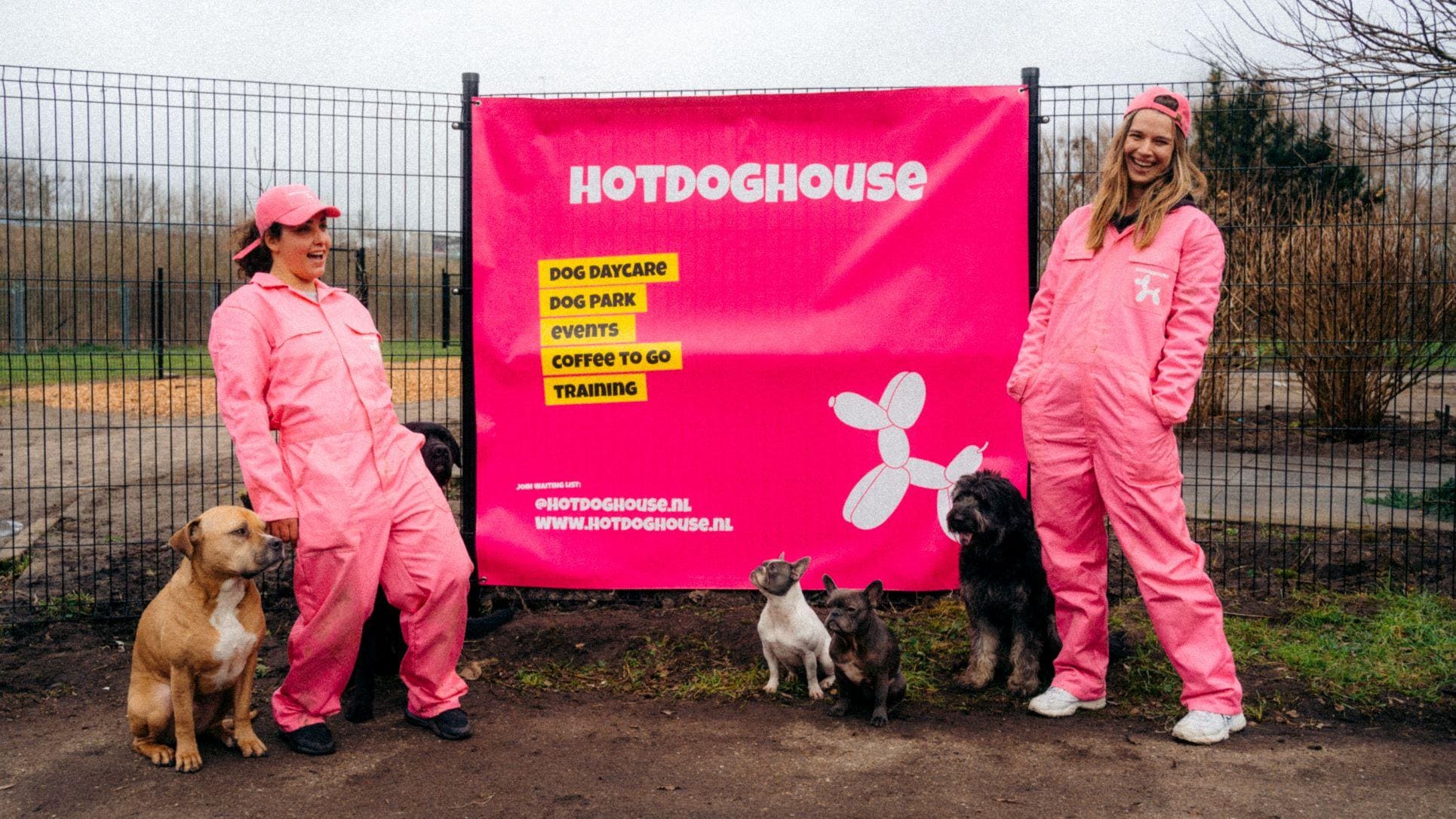 Liselotte en Sabeau, de ondernemers achter Hotdoghouse. Foto: Hotdoghouse