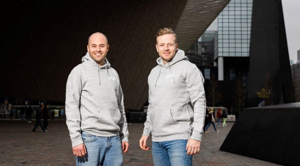 Cto Bart Lammers en ceo Alain Odijk (rechts) van Eyk. Foto: Eyk