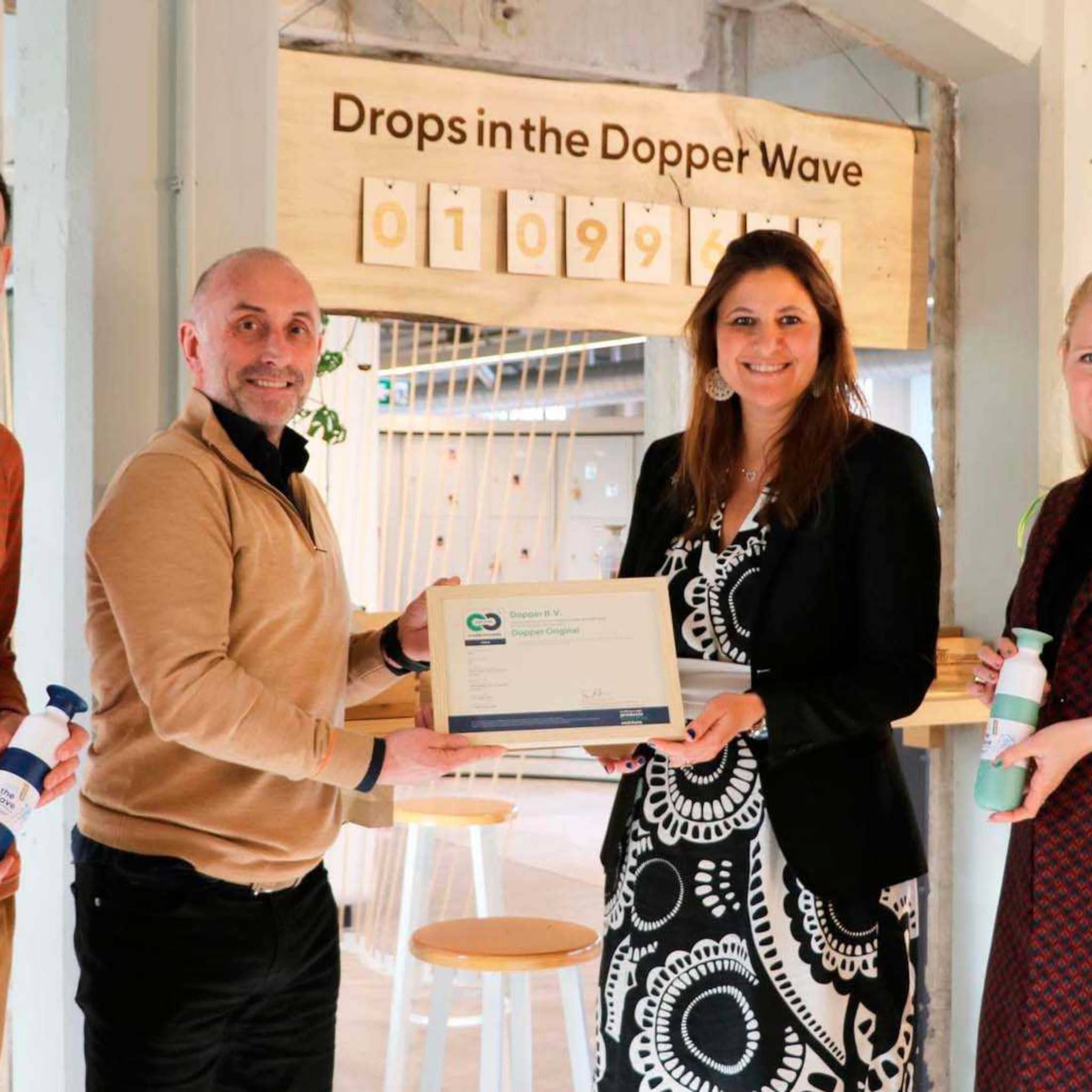 dopper lanceert meest duurzame flessen collectie ter wereld
