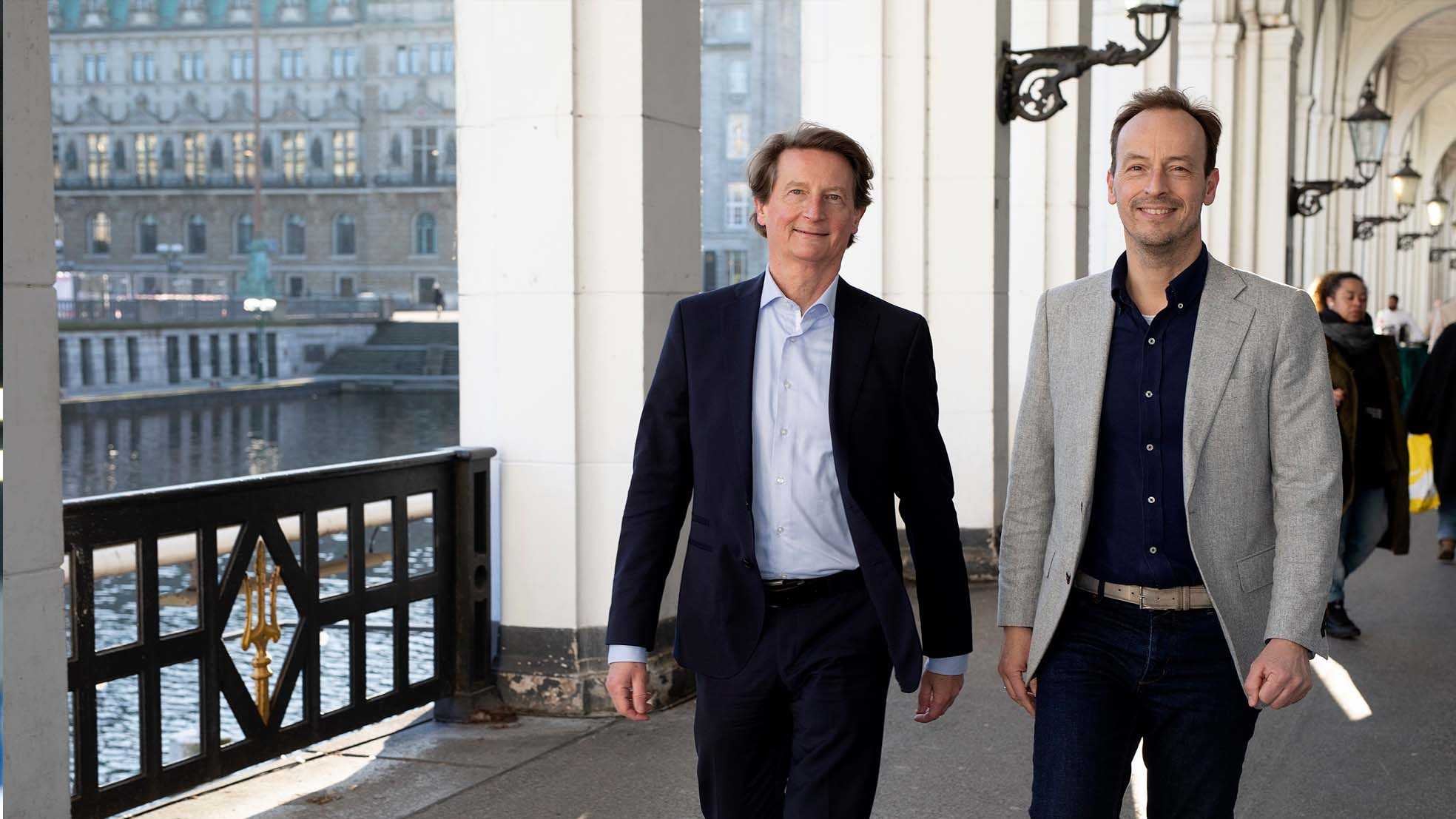 Henning Kürbis (links) en Fredrik Jonker. Bron: Marktlink