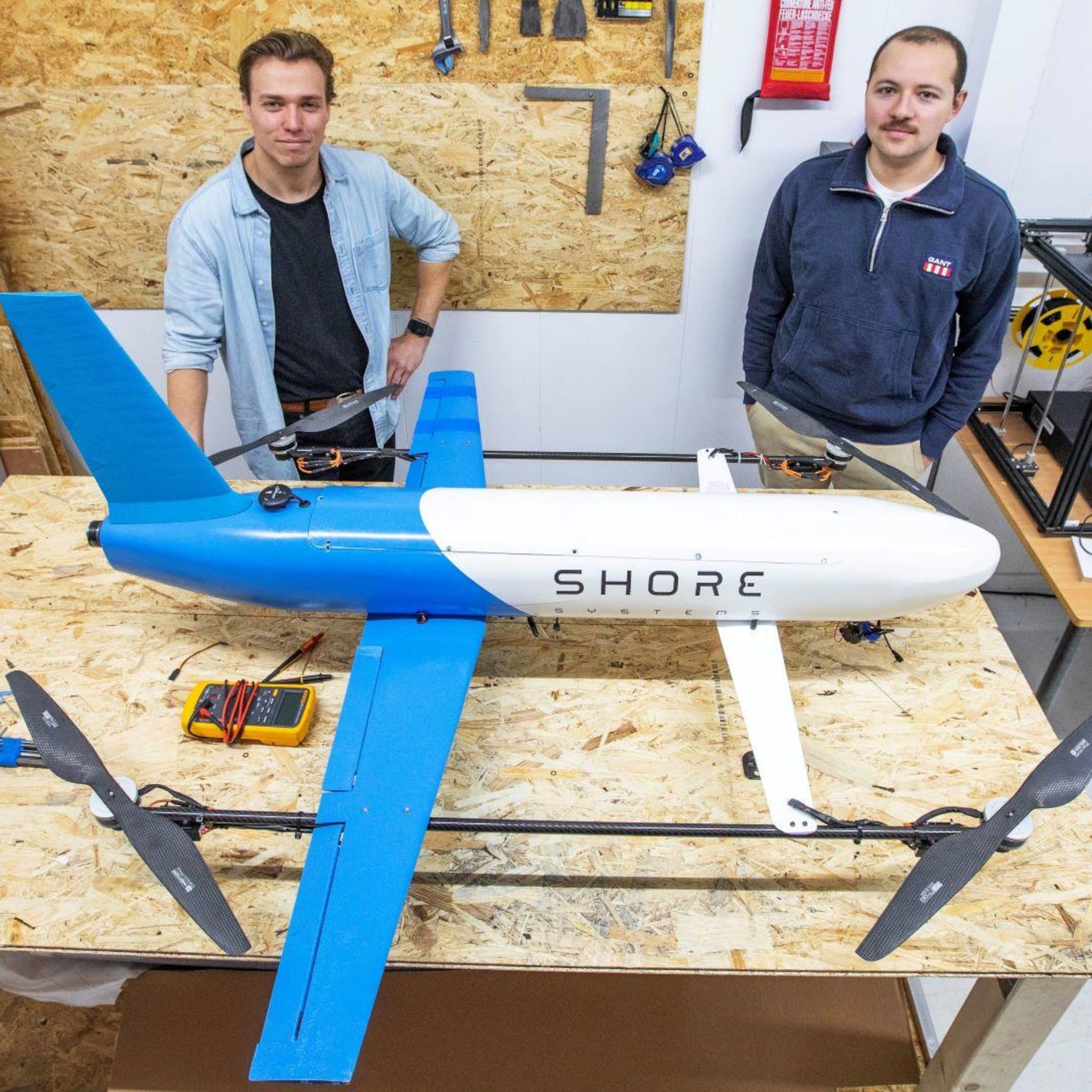 shore systems ontwikkelt drones die de concurrentie het nakijken moeten geven