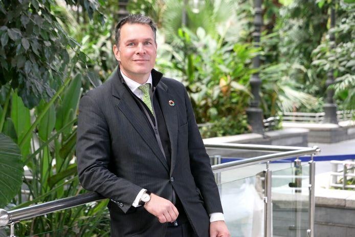 Bas Dekker, ceo van Soto Solar, gaat het grootste zonnepanelenpark van Europa bouwen. Foto: AD/Edwin Winkels