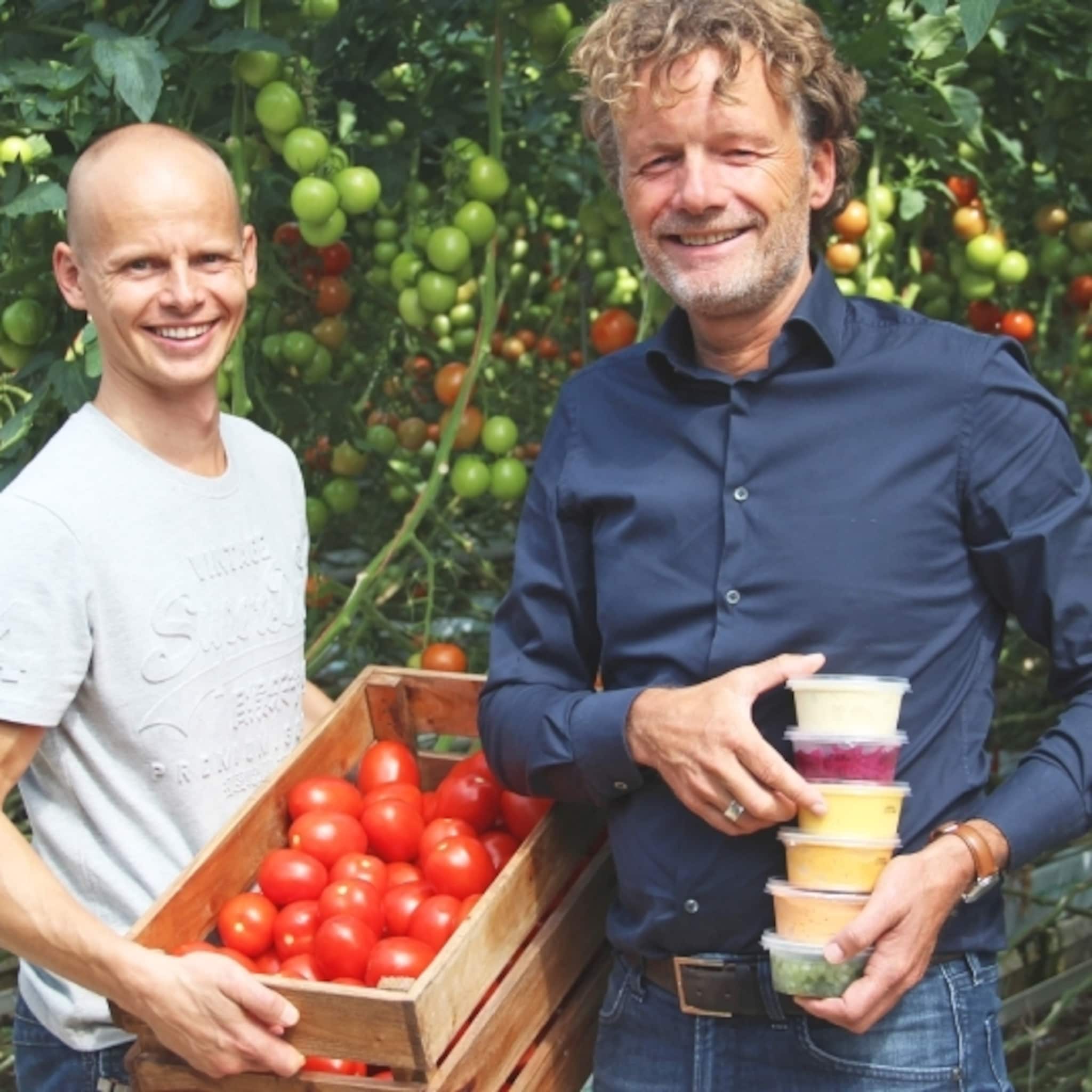 ondernemende vaders achter gezonde groentespread van groentegoed