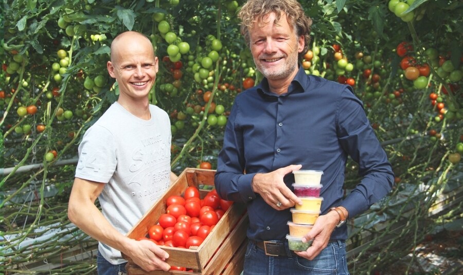 Jeroen Schuurman (links) en Albert van der Veen (rechts). Foto: Groentegoed