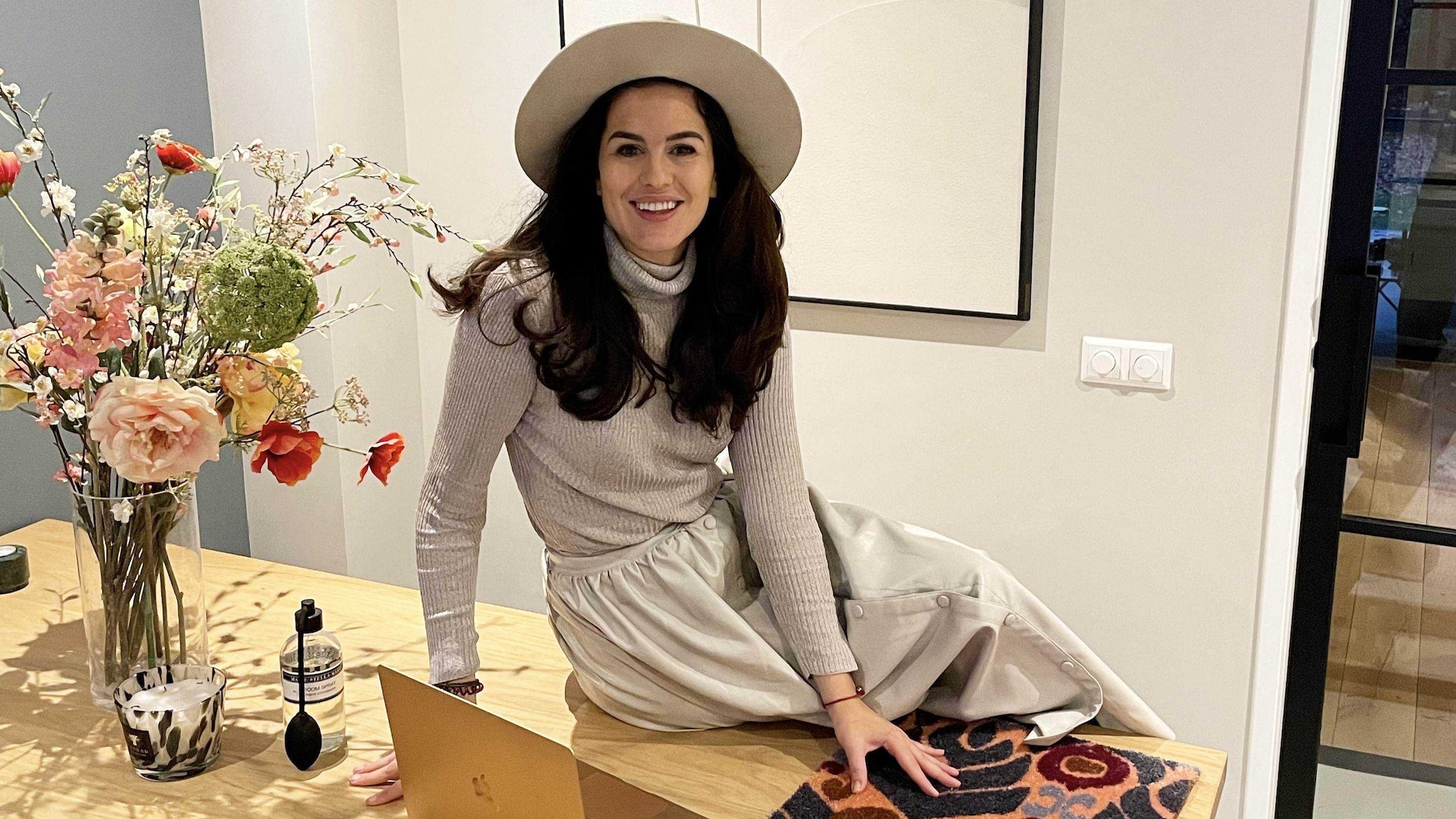 Sophia Tienstra, de oprichter van designmerk LX Matten.