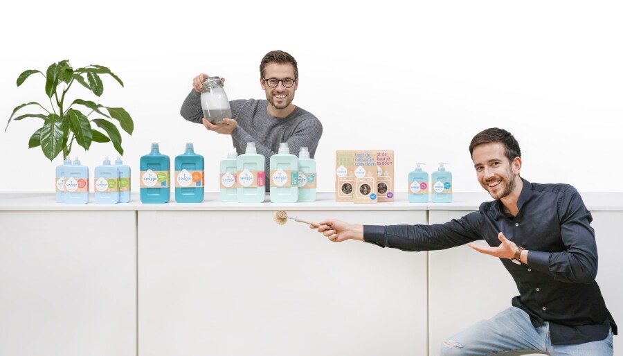 Oprichters Melvin Loggies (links) en Jasper Gabriëlse (rechts). Foto: Seepje