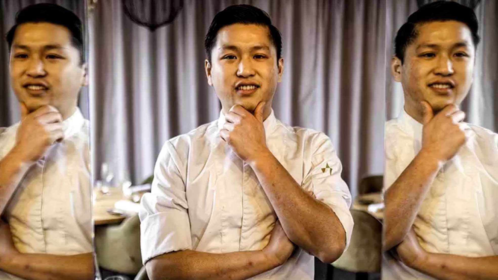 Chef-kok Michael van Mahn Ho (29) werd uitgeroepen tot Chef van het Jaar: ,,Het is eervol, maar ik ben er zelf niet zo mee bezig geweest.” Foto: Nico Brons