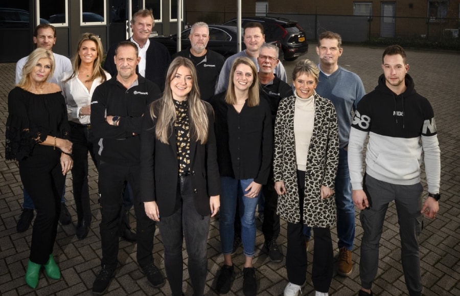 Vijf families van IP Parking uit Deurne samen. Foto: René Manders/DCI Media