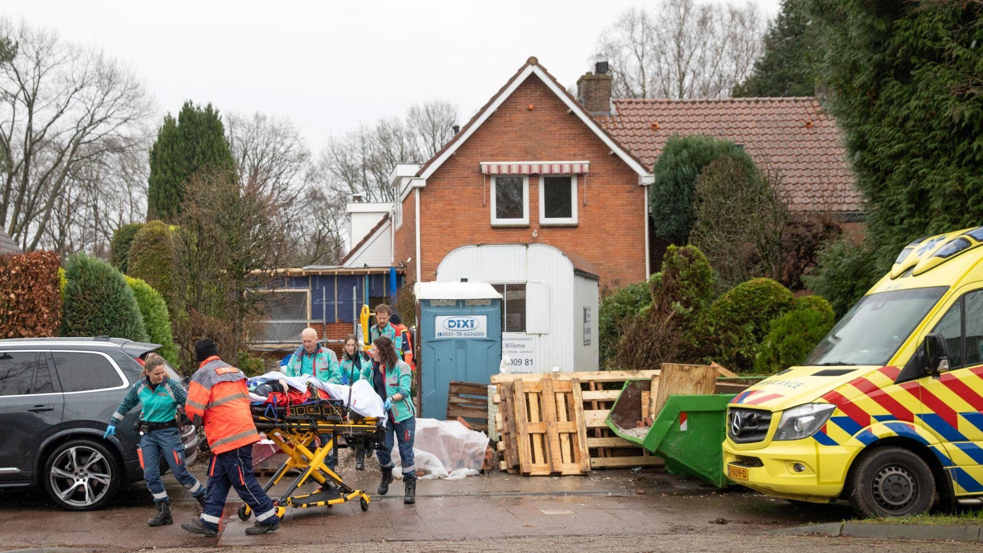 Een bedrijfsongeval in Hollandsche Rading, eerder deze maand. Foto: Caspar Huurdeman