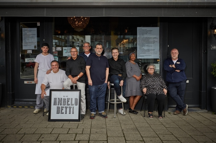 Het team van Angelo Betti Foto: Archieffoto Jan de Groen