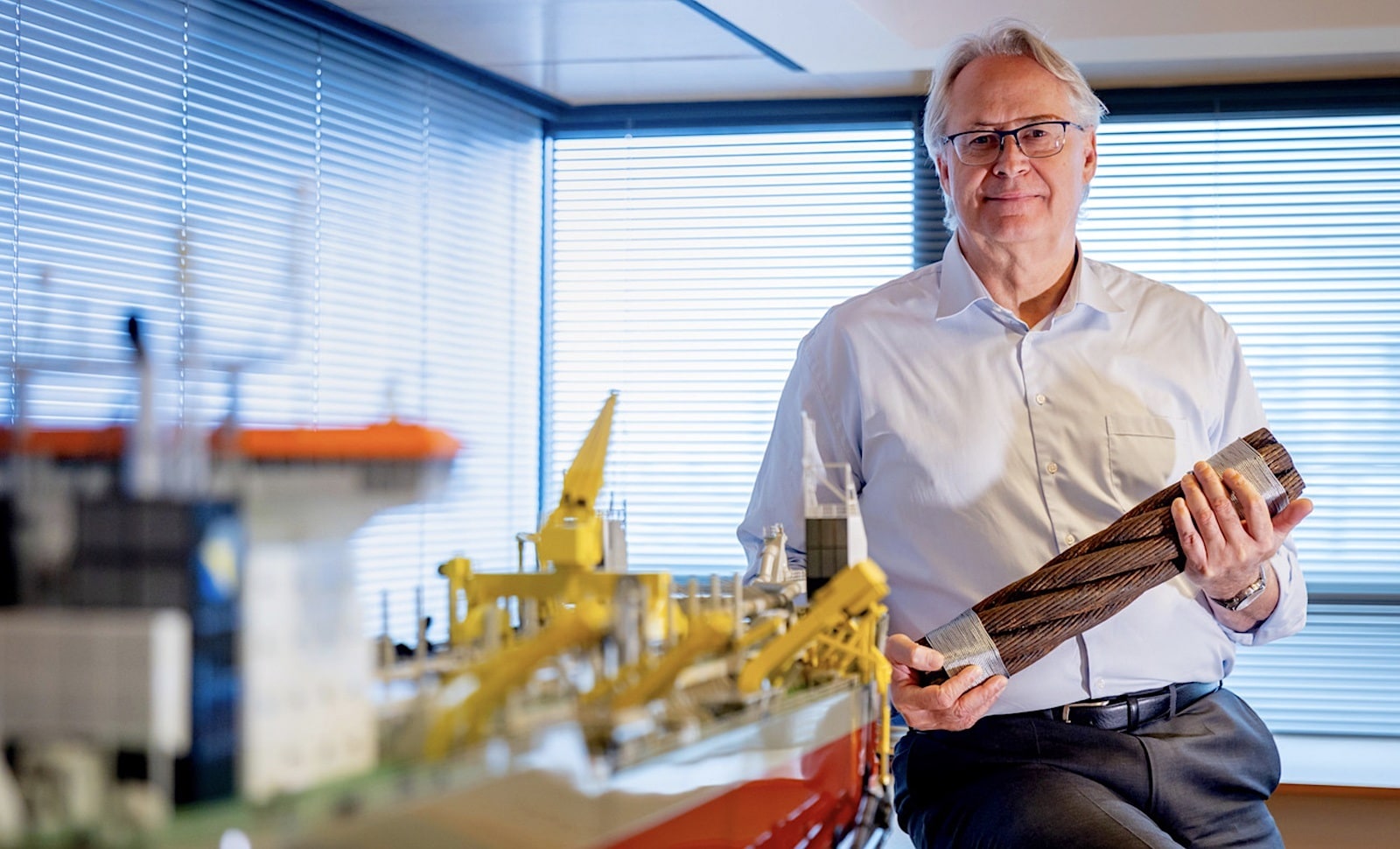Peter Berdowski oogstte kritiek, maar ook begrip voor zijn waarschuwing dat Boskalis mogelijk het hoofdkantoor uit Nederland verhuist. Foto: Jeffrey Groeneweg